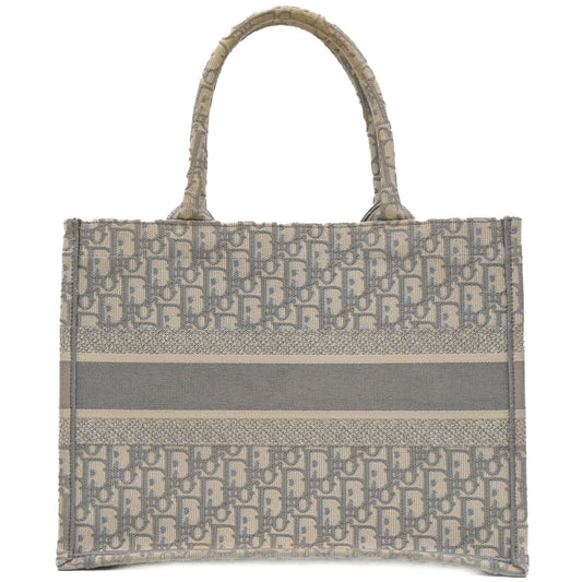 Dior Book Tote Medium Oblique Embroidery
