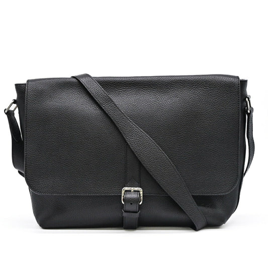 Louis Vuitton Marius Leather Messenger Bag Black