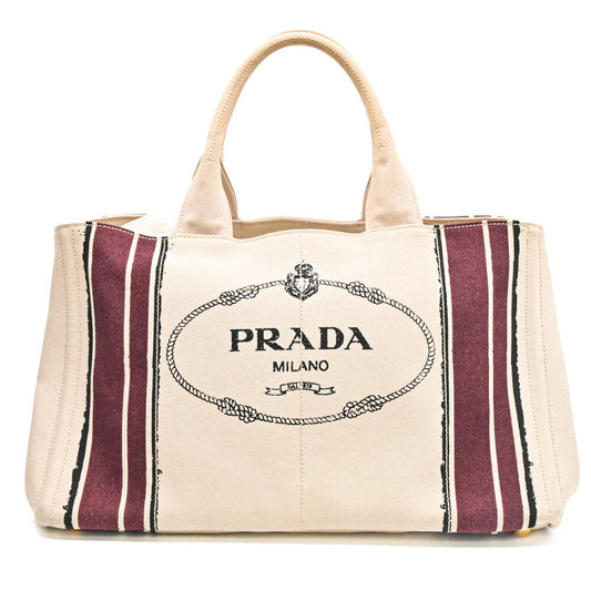 Prada Denim Canvas Canapa Tote Bag