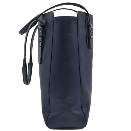 Bvlgari Leather Buckle Tote Bag