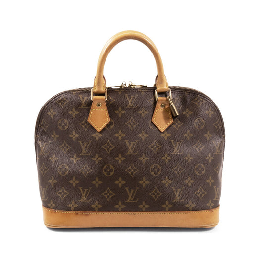 Louis Vuitton Alma PM Monogram Canvas Leather Handbag
