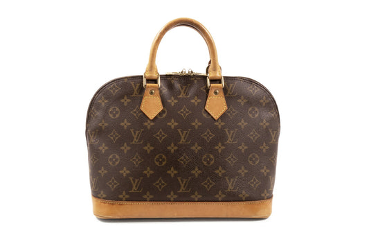 Louis Vuitton Alma PM Monogram Canvas Leather Handbag