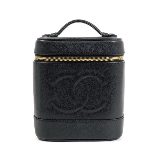 Chanel Caviar Leather Vanity Bag
