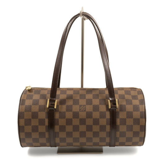 Louis Vuitton Damier Canvas Leather Papillon 30 Handbag