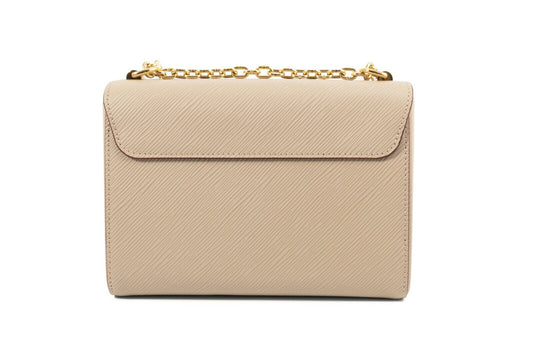 Louis Vuitton Twist MM Crossbody Bag Beige