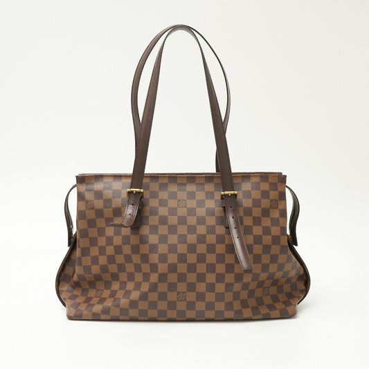 Louis Vuitton Damier Canvas Leather Chelsea Tote