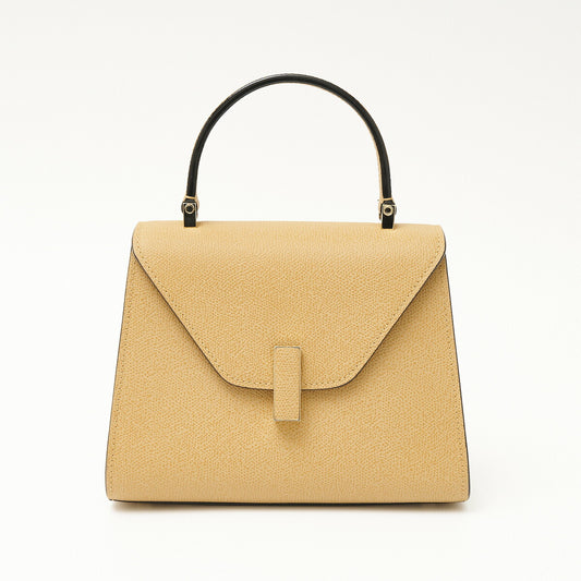 Valextra Mini Iside Soft Calfskin Leather Handbag