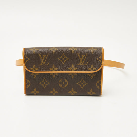Louis Vuitton Monogram Leather Pochette Florentine Waist Bag