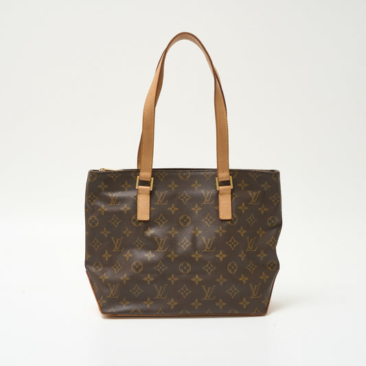 Louis Vuitton Monogram Canvas Leather Tote M51148