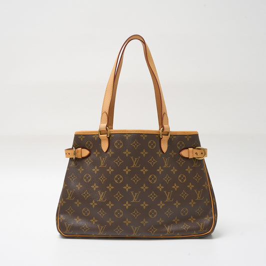 Louis Vuitton Monogram Canvas Leather Batignolles Horizontal Tote M51154