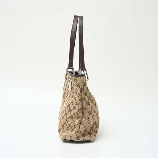 Gucci GG Canvas Leather Shoulder Bag