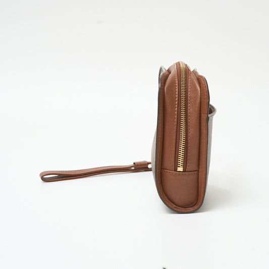 Louis Vuitton Monogram Canvas Leather Clutch