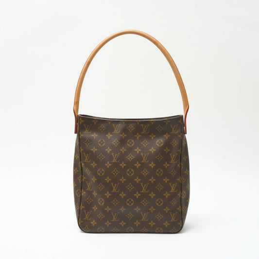 Louis Vuitton Monogram Canvas Leather Looping GM Shoulder Bag