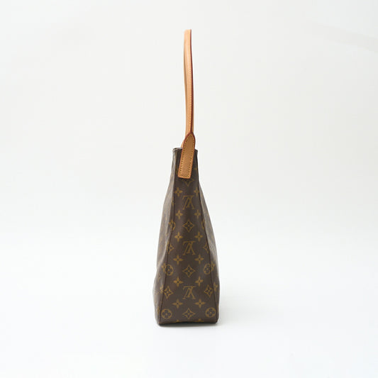 Louis Vuitton Monogram Canvas Leather Looping GM Shoulder Bag