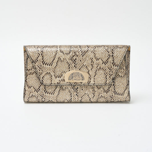 Christian Louboutin Python Glitter Chain Shoulder Bag