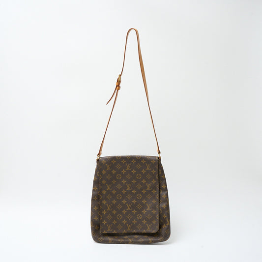Louis Vuitton Monogram Canvas Leather Musette Crossbody