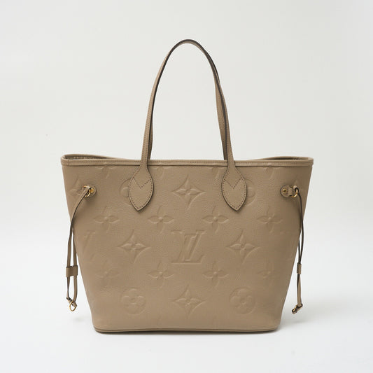 Louis Vuitton Neverfull MM Monogram Leather Tote
