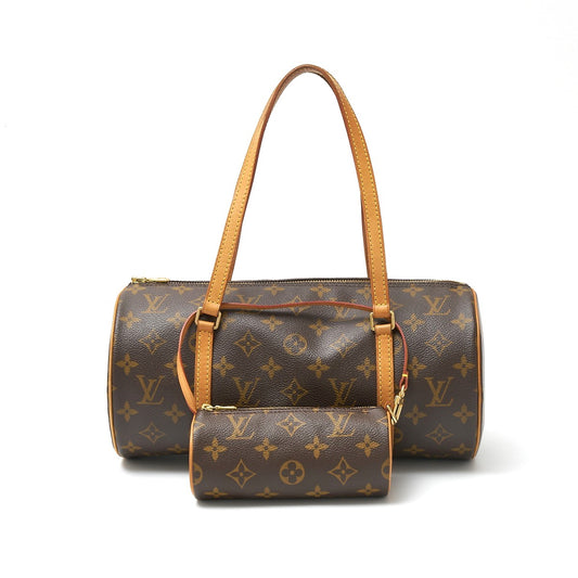 Louis Vuitton Papillon 30 Monogram Leather Handbag