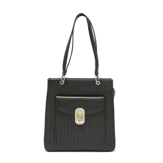 Salvatore Ferragamo Leather Gancini Shoulder Bag