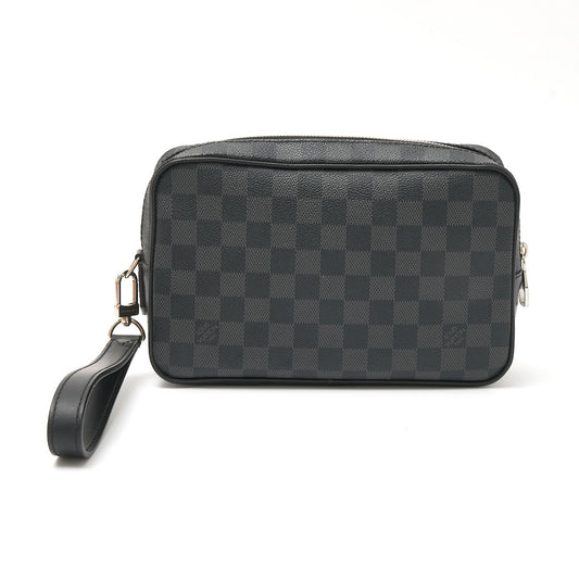 Louis Vuitton Damier Graphite Pochette Kasai Clutch