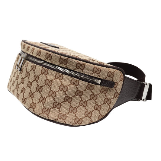 Gucci GG Canvas Leather Belt Bag 630915