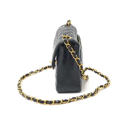 Chanel Caviar Mini Matelasse Shoulder Bag