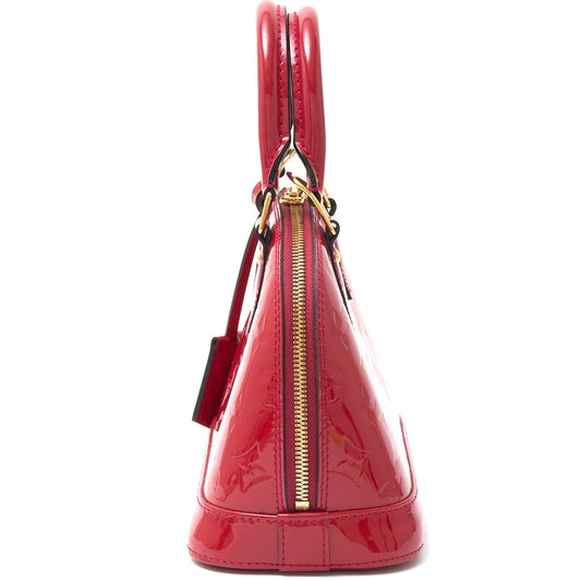 Louis Vuitton Alma BB Monogram Vernis Leather Bag