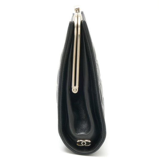 Chanel Lambskin Chocolate Bar Clutch Bag