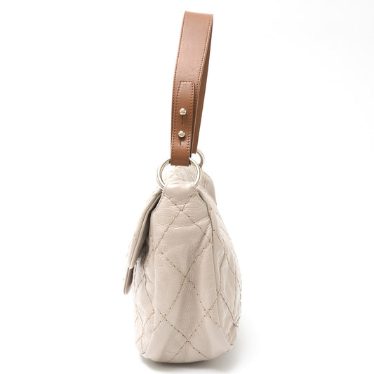 Chanel On the Road Leather Shoulder Bag