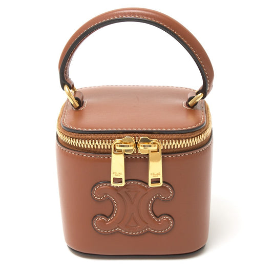 Celine Mini Vanity Case Smooth Calfskin Brown
