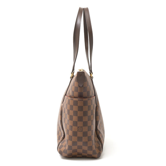 Louis Vuitton Damier Ebene Leather Totally MM Bag