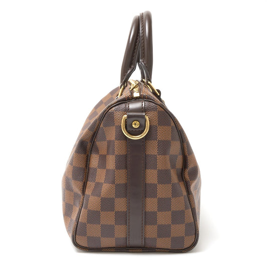 Louis Vuitton Damier Ebene Speedy Bandouliere 25 Bag