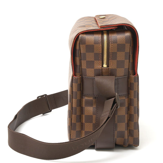 Louis Vuitton Damier Ebene Leather Crossbody Bag