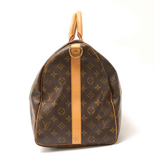 Louis Vuitton Monogram Canvas Leather Keepall Bandouliere 50 Bag