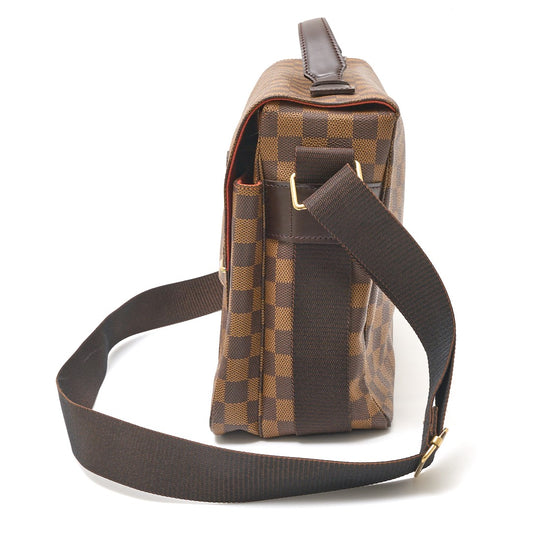 Louis Vuitton Damier Ebene Canvas Leather Broadway Bag
