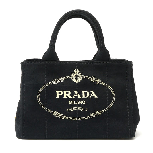 Prada Canvas Leather 2WAY Handbag