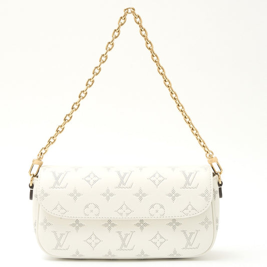 Louis Vuitton Monogram Flower Calf Leather Wallet on Chain