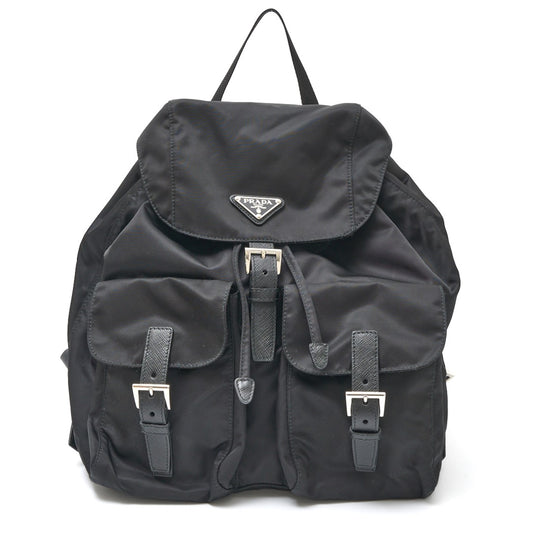 Prada Nylon Saffiano Leather Backpack 1BZ811