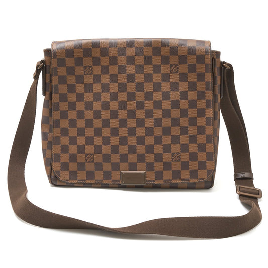 Louis Vuitton Damier Ebene Leather Crossbody Bag