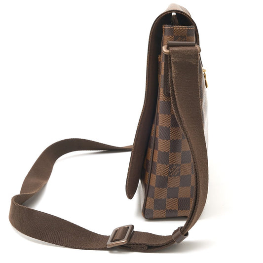 Louis Vuitton Damier Ebene Leather Crossbody Bag