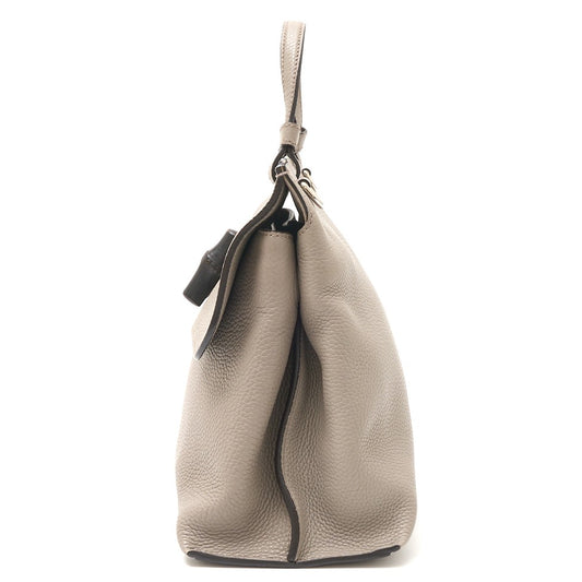 Gucci Bamboo Daily Medium Leather Top Handle Bag