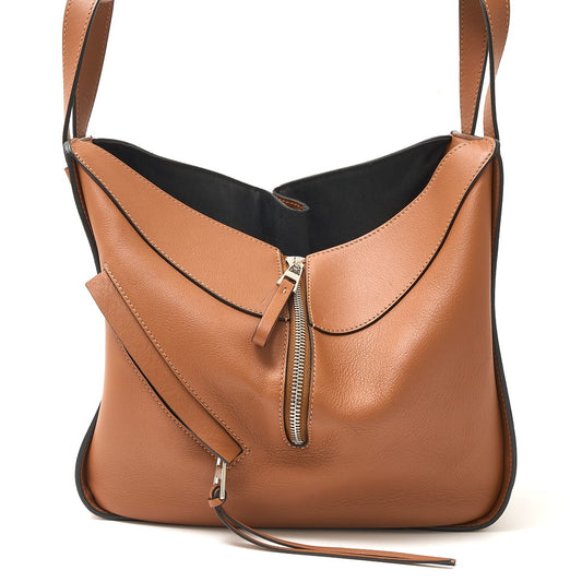Loewe Small Hammock Bag Calfskin Brown Black