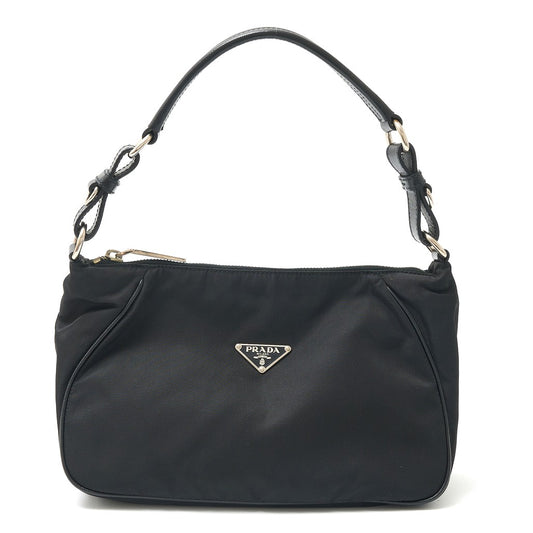 Prada Nylon Saffiano Leather Handbag