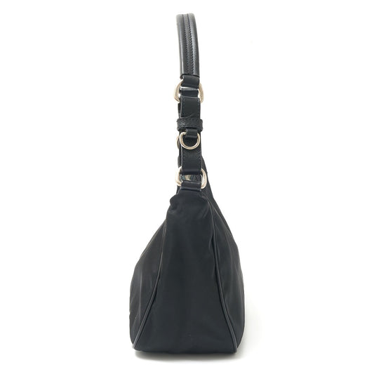 Prada Nylon Saffiano Leather Handbag