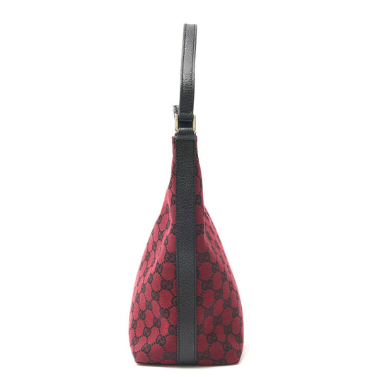 Gucci GG Canvas Leather Shoulder Bag