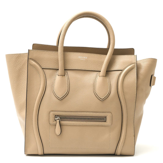 Celine Luggage Mini Shopper Leather Handbag