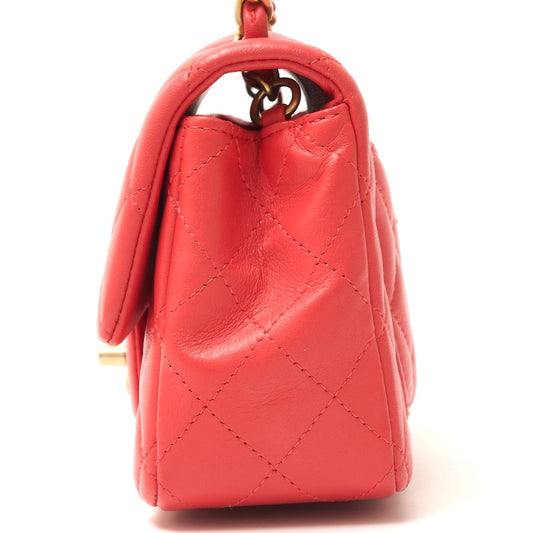 Chanel Lambskin Matelasse Chain Shoulder Bag