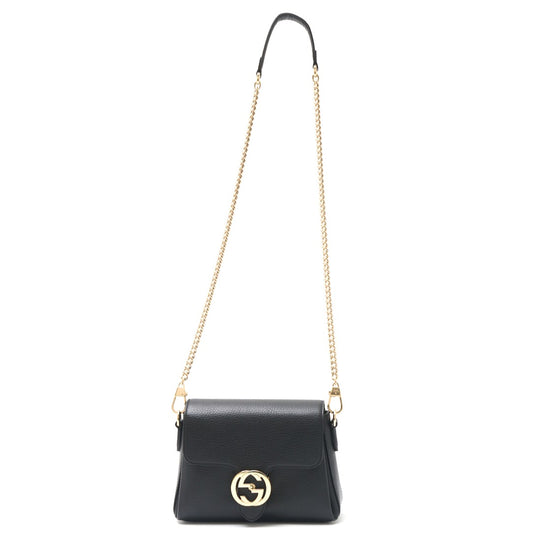 Gucci Interlocking G Leather Shoulder Bag