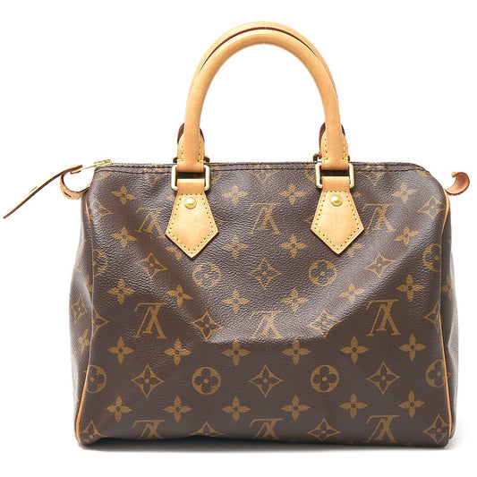 Louis Vuitton Monogram Leather Speedy 25 Handbag