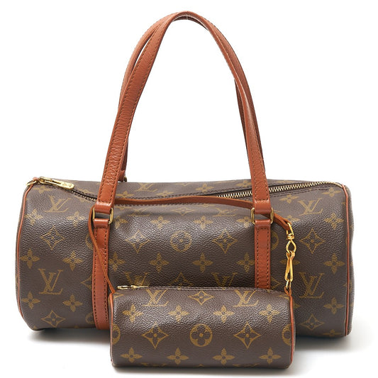 Louis Vuitton Monogram Leather Papillon 30 Handbag